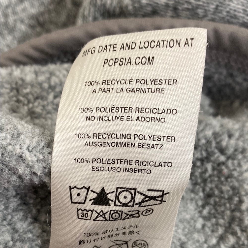 Patagonia Women's Better Sweater Fleece Gray Quarter-Zip Pullover Size M - Picture 13 of 15